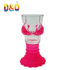 Wholesale market hot sale home decorative sexy beach theme tall shot glass