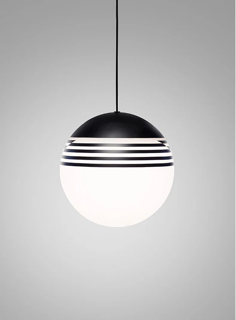 glass ball pendant lamp light