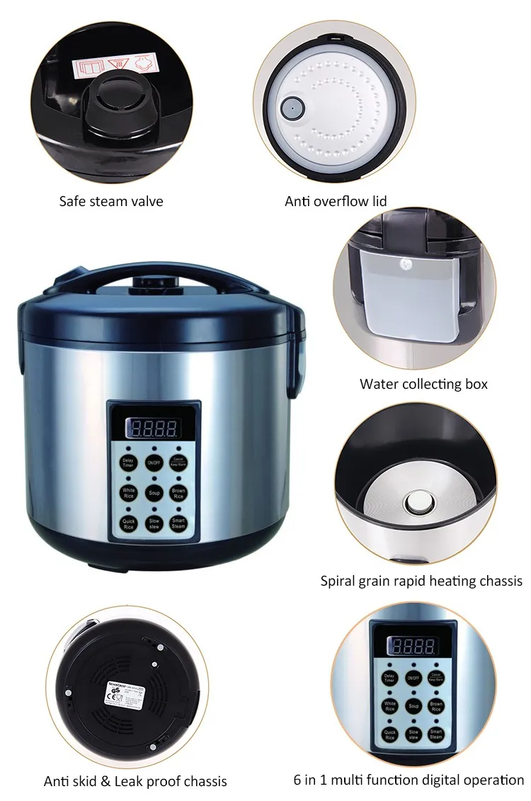 ETL GS approuvé 8 en 1 Multicooker National Électrique Cuiseur À Riz