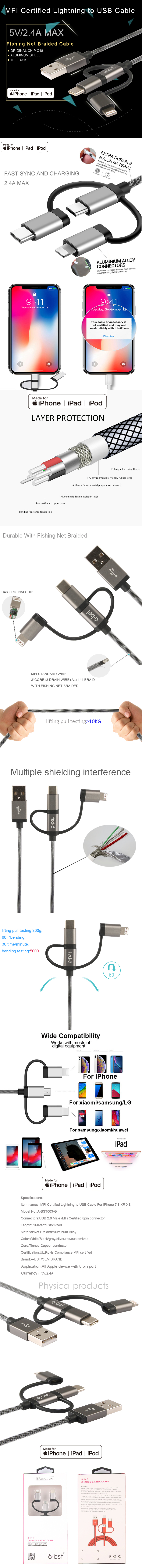 Cable 3in1 cable 3 in 1 usb cable 3 in 1 - ANKUX.COM