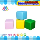 Carré petit enfant canapé doux confortable enfants sofa sectionnel