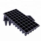 Not Coated Finishing and Plastic Material Black Plant Nursery Hydroponic Trays