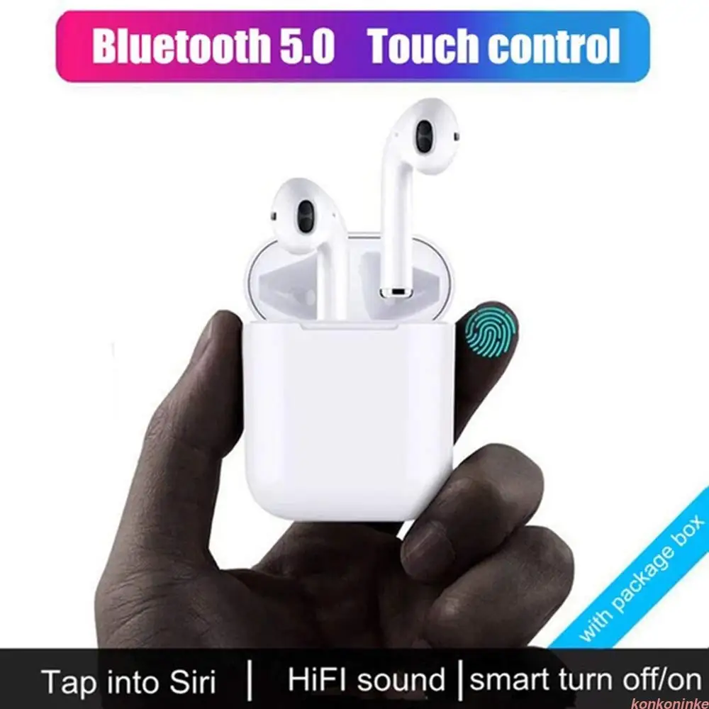 Thailand India Colombia Different Quality i12 Wireless Headset TWS Bluetooths Earbuds12 hours High Bass Music Headphones - ANKUX.COM
