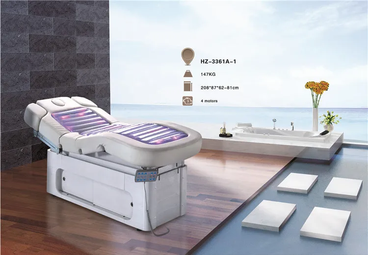 Multifunctional Spa Furniture Water Heating Massage Table Electric