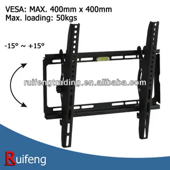 VESA 400 x 400mm economical slim tilt TV wall mount (22~42" TV), View ...