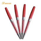 Factory price novelty plastic stylus metal diamond crystal top pen