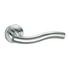 Manufacturer of stainless steel fireplace Tube lever door handle for mortise door lock for wooden or metal doors