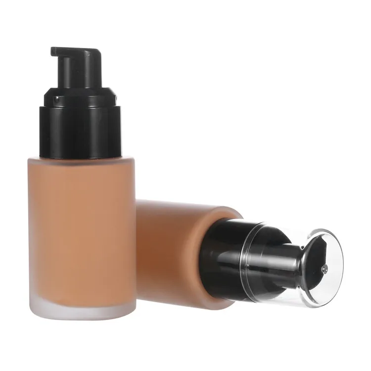 glass liquid foundation bottle