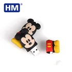 Bulk special silicon carton animal usb flash drive and mouse model usb pendrive 16gb