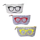 3 Pack Eyeglass Eyewear Case Pouch Bag Portable Soft Felt Sunglasses Glasses Case bag Pouch