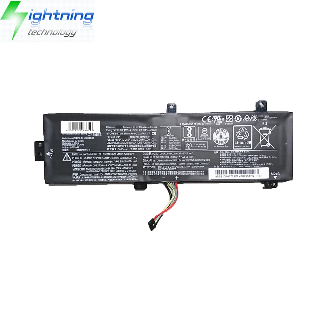 New Genuine Wh L M Pb Battery For Lenovo Original Battery Ideapad