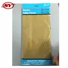 wholesale custom 84"Round solid PE plastic tablecloth