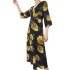 Sexy Summer Casual Bohemian Flower Long Maxi Dress for Woman Ladies