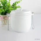 Porcelain Soup Pot 8.4l 30oz Round White Porcelain China Suppliers Wholesale Soup Tureen Ceramic Stew Pot With Lid