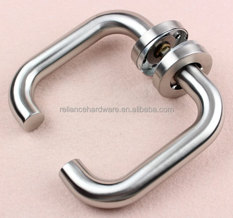 Sus304 Tubular Heat Resistant Door Handle Cover On Rose Buy Heat