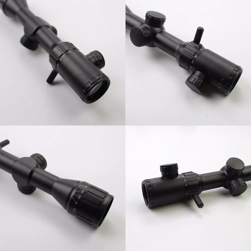 3-9X32AO riflescope with handle adjustment eyepiece and objective lens adjusting angles.jpg
