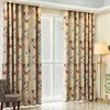Custom made villatic style floral printed drapes curtains