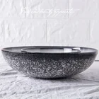 factory cheap price round shape 12 inch super big china ceramic stoneware bowl plate from chaozhou