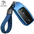 Graphic Customization Key Cover Wholesale Soft Transparent TPU PC 2 in 1 Car Key Case Cover for Benz E Series