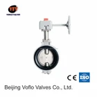 Wafer Style Aluminium body butterfly valve with Spindle
