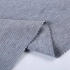 Dye textiles 2X2 fabirca polyester spandex tissu rib knit ribbed jersey fabric