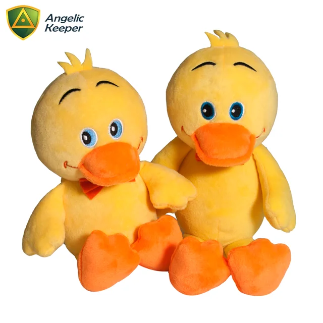 yellow stuffed duck toy