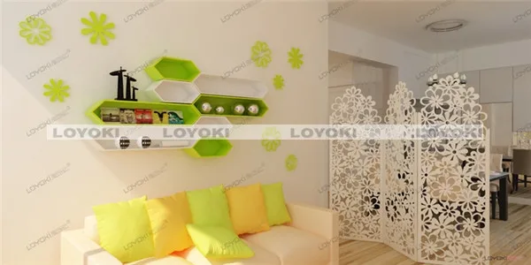 Custom design oem clear wall mounted cube shelf watch stand display