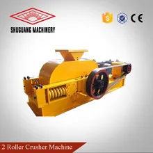 Low Maintenance Cost Hydraulic Double Roller Crusher / Stone Crusher