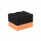 Car Durafoam Contoured Wheel Brush Large Tire Dressing Applicator Pad tyre waxing sponge pads