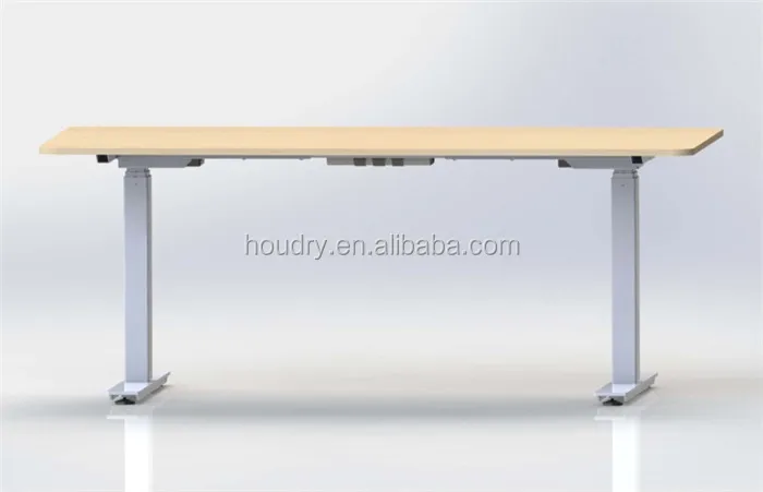 Manual adjustable table standing desk handset with memory