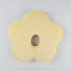 Flower shape cotton case baby memory foam pillow for crib head sleep
