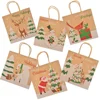 Wholesale craft custom christmas party gift paper bag