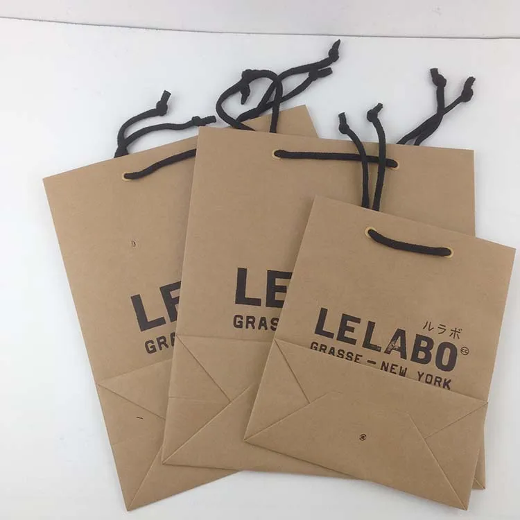 high-quality twill handle paper gift bags in many