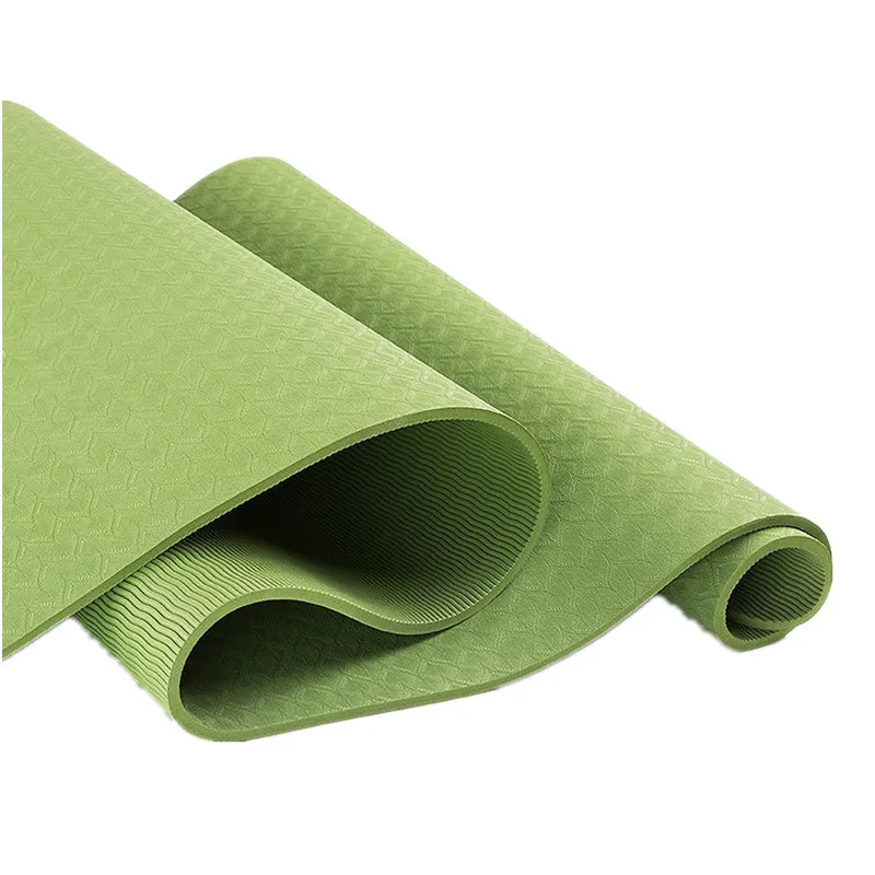 8mm Thick 72-inch Long Ero Friendly TPE High Density Anti-tear Non-slip Yoga Mat Eercise Mat Hot Yoga Eercise Fitness Pilates