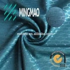 100% Polyester double knit interlock embossing garment fabric