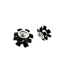 Hot sale double crown inner thread spring lock well nut for iron pipe and steel tube