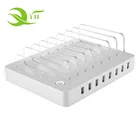 Multi-cell phone charger desktop receiving the box of Android USB 8 ports 2.4A smart charging station seat