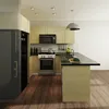 2014 Customized L-shaped Kitchen Cabinets design furniture