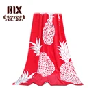Chinese factory 100% cotton fiber velour reactive printing expanding beach towel