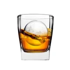 AIHPO07 Hot Colored Cut Square Drinking Whisky Glass Tumbler