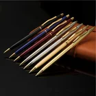 Cheap wholesale slim pen metal roller ball pen with custom logo
