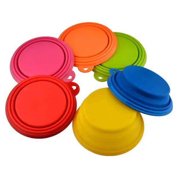 Pet Dog Foldable Silicone Collapsible Bowl