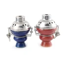 Shisha Hookah Bowl Cup Locked Wind Cover Shisha Accessories Ceramics Head