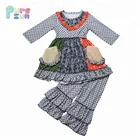 Newborn clothes ruffle tunic children wear toddler girls clothing sets dress designs kids outfits