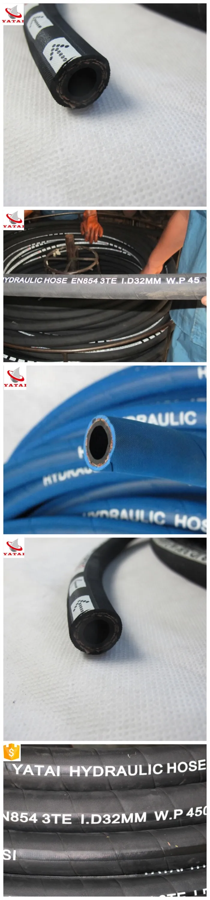 Sae 100 R6 Hydraulic Rubber Water Garden Hose Pipes Buy Rubber Water