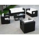 Modern 3 2 1 seat sofa set with armchairs OUTDOOR wholesale rattan wicker furniture