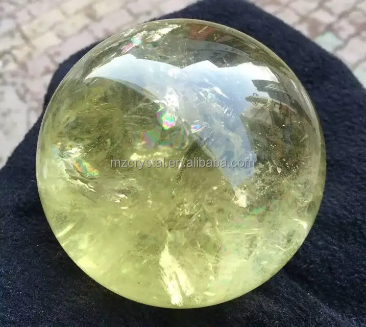 healing nature stone crystal quartz citrine sphere ball for sale