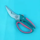 Professional good quality stainless steel heavy duty kitchen shears with non slip soft handle