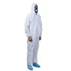 Disposable White Overall Protective Painting Decorating Coverall Suit Large