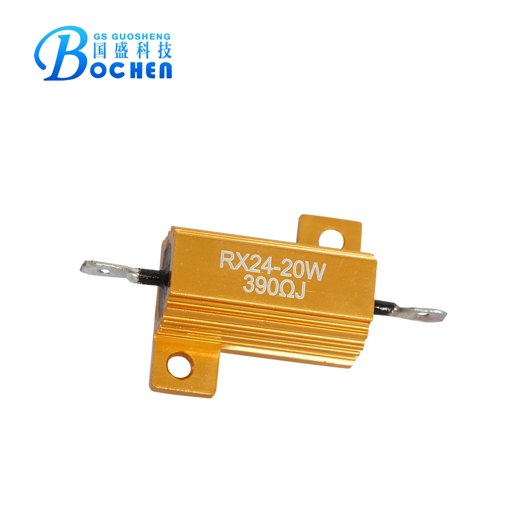 Alumínio Alojado wire-wound resistor poder resistor de aterramento neutro RX24